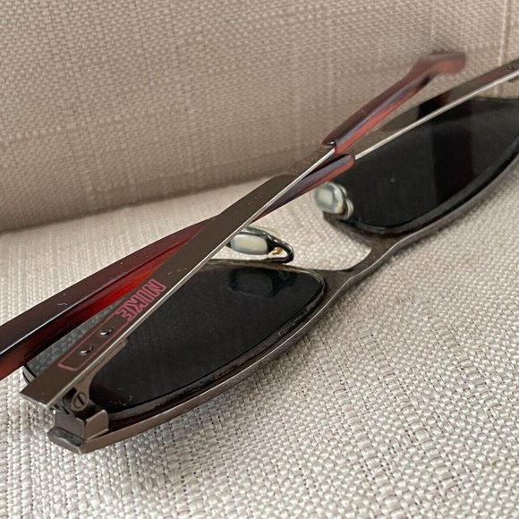 Nike Men Eyeglasses frame Brown Tone Half Rim Glasses 53[]18 140 - Picture 4 of 12